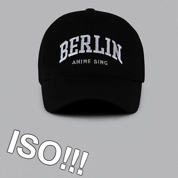 ISO ANINE Bing Berlin Baseball Cap - Picture 1 of 2